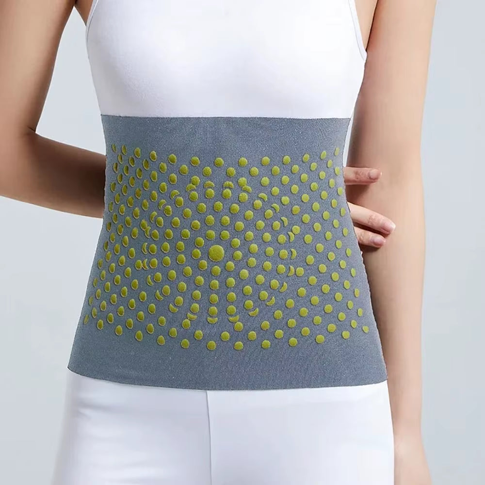 Hot Mugwort Therapy Warm Waistband High Quality High Elasticity Self-Heating Lumbar Back Brace Lower Back Waist Protection