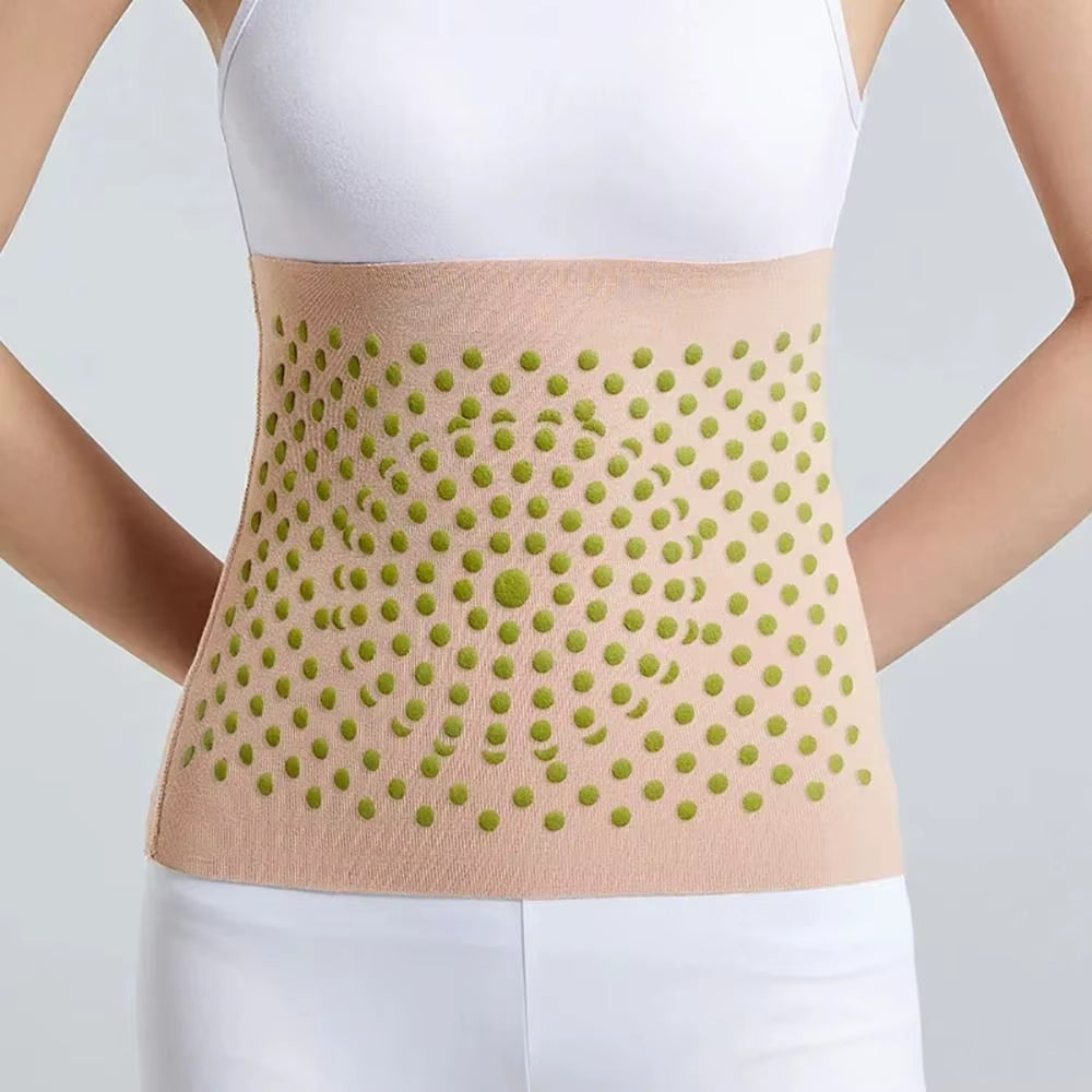 Hot Mugwort Therapy Warm Waistband High Quality High Elasticity Self-Heating Lumbar Back Brace Lower Back Waist Protection