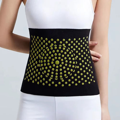 Hot Mugwort Therapy Warm Waistband High Quality High Elasticity Self-Heating Lumbar Back Brace Lower Back Waist Protection